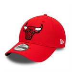 New Era NBA 9FORTY Team Side Logo Strapback - Chicago Bulls