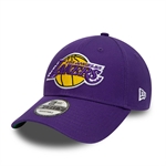 New Era NBA 9FORTY Team Side Logo Strapback - Los Angeles Lakers