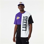 New Era NBA Cut and Sew Oversized T-Shirt - Los Angeles Lakers