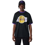 New Era NBA Team Logo Oversized Mesh T-Shirt - Los Angeles Lakers