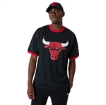 New Era NBA Team Logo Oversized Mesh T-Shirt - Chicago Bulls