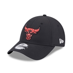 New Era NBA Distorted Logo Strapback - Chicago Bulls