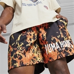 PUMA Basketball Straight Flames Shorts - Black