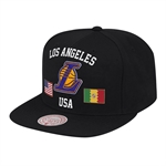 Mitchell & Ness NBA USA City Pride Snapback - Los Angeles Lakers