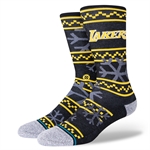 Stance NBA Frosted Crew Socks - Los Angeles Lakers