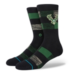 Stance NBA Cryptic Socks - Milwaukee Bucks