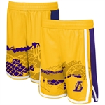 NBA Fadeaway Baller Mesh Shorts - Los Angeles Lakers