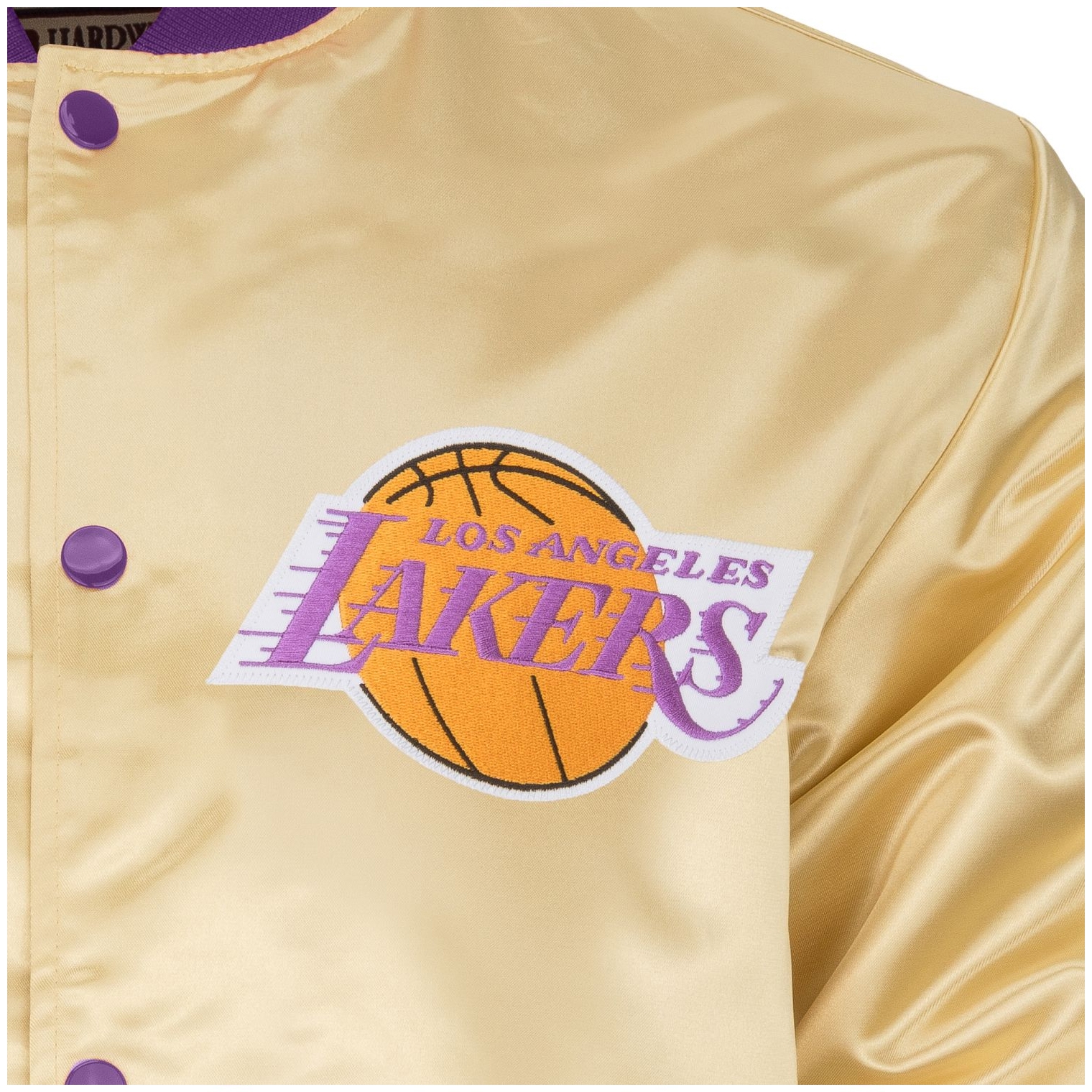 Mitchell & Ness M&N Lightweight Satin Jacket - Los Angeles Lakers Gold