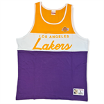 Mitchell & Ness NBA Script Logo Tanktop - Los Angeles Lakers
