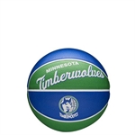 Wilson NBA Team Retro Basketball (3) - Minnesota Timberwolves