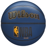 Wilson NBA Forge Plus Deep Navy Logoman (7) - Indoor/Outdoor